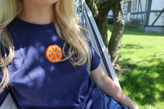 Orange tee
